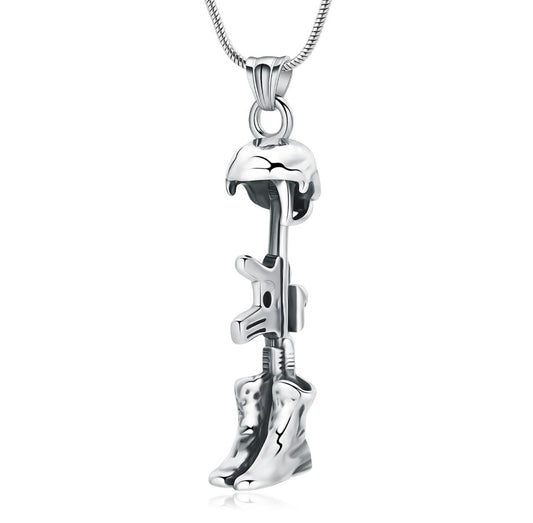 Fallen Soldier Ashes Necklace Pendant