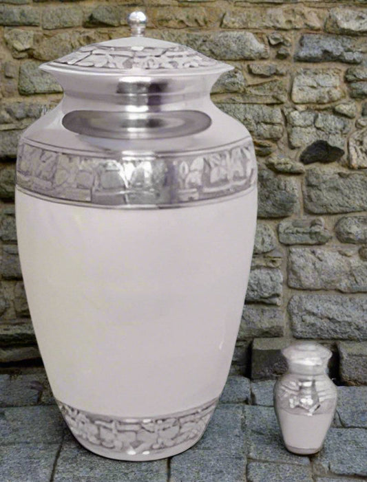Elite Series Urn- White Sapphire Urns