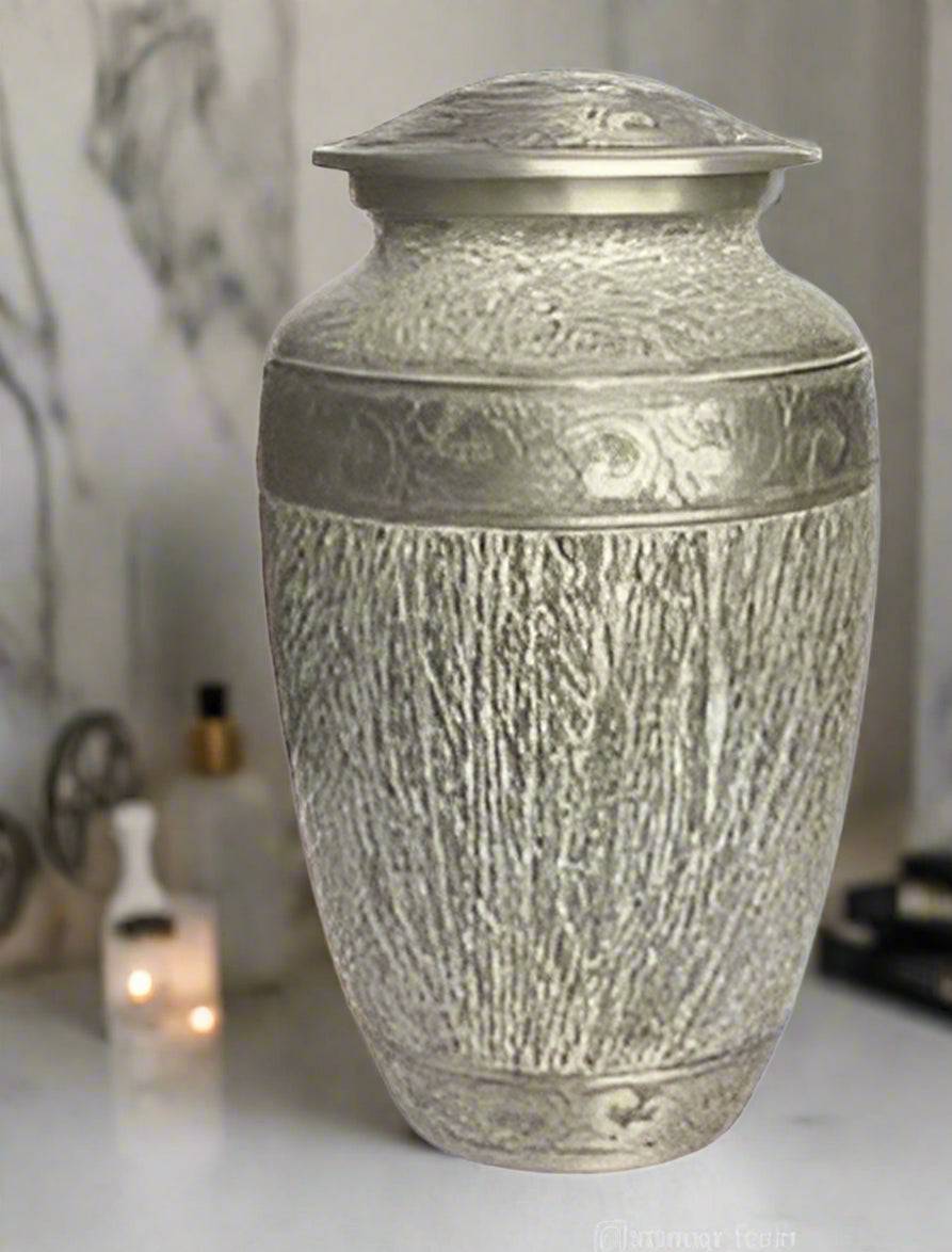 Discount blowout Elite Series Urn- White Straw Urns